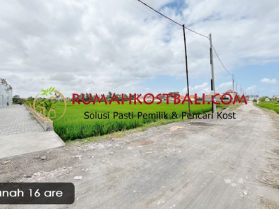 Dijual Tanah 16 are view sawah dan Pantai